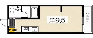 エスタディオI【2階】の間取り