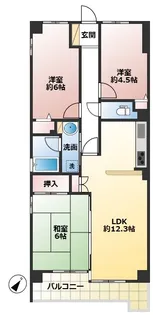 ピアコート春日部緑町【7階】の間取り