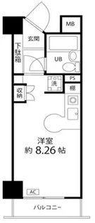 ペルソナージュ横浜【4階】の間取り
