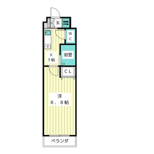KII-OKASAN B.【4階】の間取り