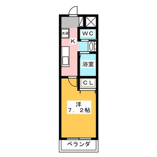 A・City中川【3階】の間取り