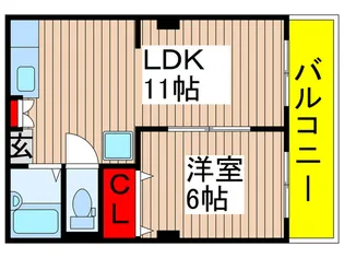 岡田ビル【4階】の間取り