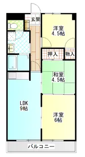 メゾンドールかとう【1階】の間取り