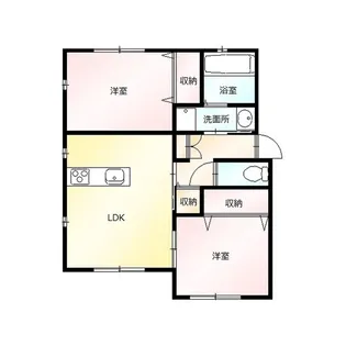 パルデロート G【1階】の間取り