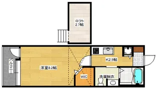 アイステージ十日市【5階】の間取り