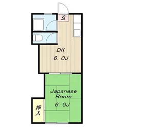 三葉ハイム【2階】の間取り