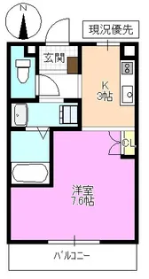 ブランニュー常田【3階】の間取り