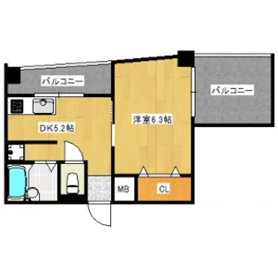 久留米ビル【2階】の間取り