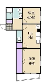 シャインビレッジ吉岡【5階】の間取り