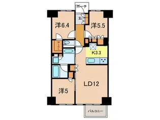 プラウド銀座東レジデンス【5階】の間取り