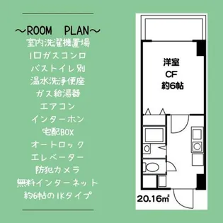クオーレ青葉台【8階】の間取り