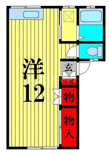 サイトウコーポトガサキ【2階】の間取り