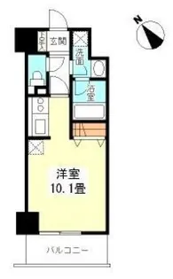TKフラッツ渋谷【8階】の間取り