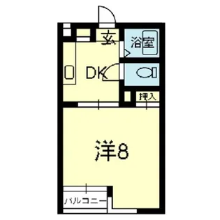 リライズ渡鹿【1階】の間取り