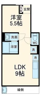 The Orchard Yahata C棟【1階】の間取り