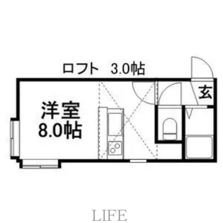 グランプリ水車町【2階】の間取り