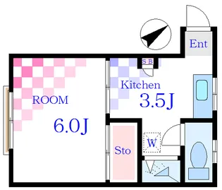 メゾン楡【2階】の間取り
