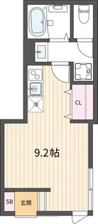 I-AREA中野【1階】の間取り