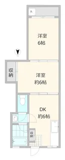 高南レジデンス【3階】の間取り