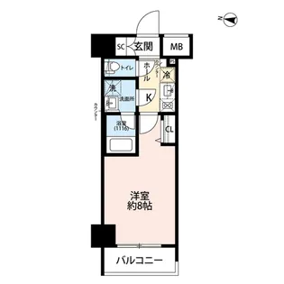プレール・ドゥーク東雲III【14階】の間取り