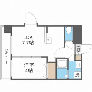 第43川崎ビル【4階】の間取り
