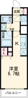 HF駒沢公園レジデンスTOWER【4階】の間取り