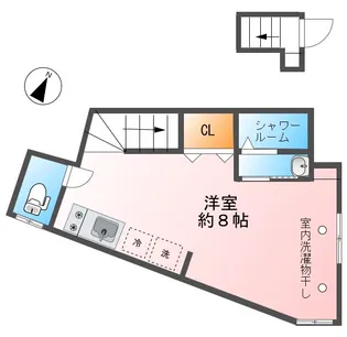 グランエッグス梅ケ丘E【2階】の間取り