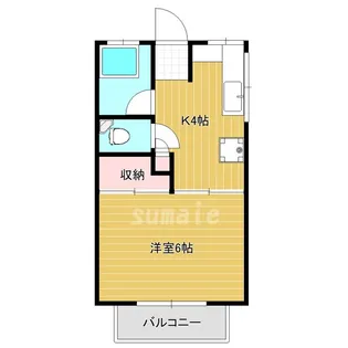 コーポ長嶺【2階】の間取り