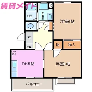 ラ・フォーレ星見ヶ丘I【2階】の間取り