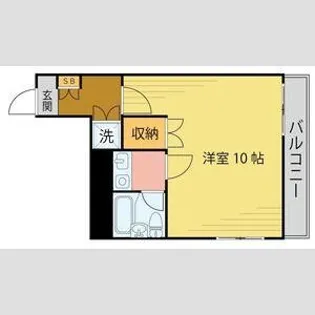 エトワール仙台第一【4階】の間取り