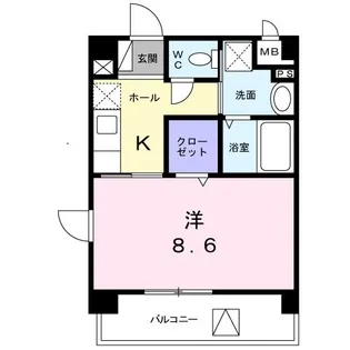 クラール南町田【3階】の間取り