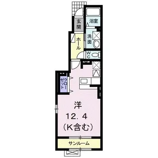 ラ・カンパネラ【1階】の間取り