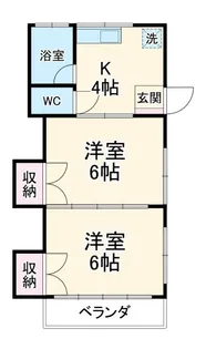 常盤荘【2階】の間取り