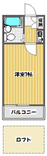 ジュネエトワール柏【1階】の間取り