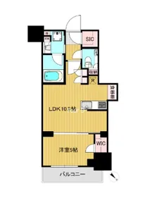 MID TOWER GRAND【16階】の間取り