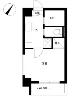 スカイコート東日本橋【2階】の間取り