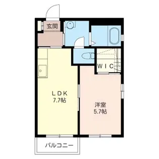 ビューテラス II【2階】の間取り
