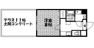 レジデンス吉茂【1階】の間取り
