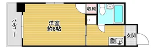 長堀レジデンス【9階】の間取り
