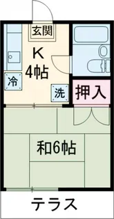 ファミーユ上石神井【1階】の間取り