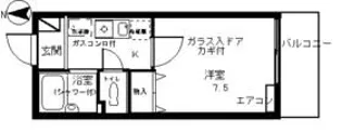 ドミールB棟【1階】の間取り