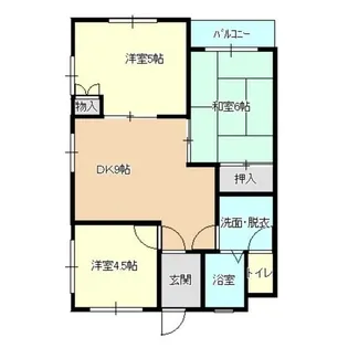 Villa Rosso【2階】の間取り