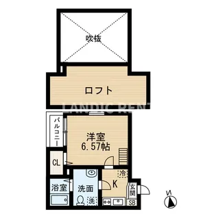 シュプリームメゾンA【1階】の間取り