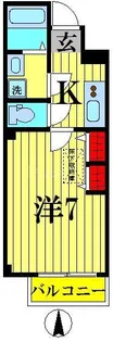 ファンリヴィエール【5階】の間取り