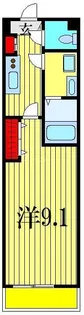 リンクスクエア船橋【4階】の間取り