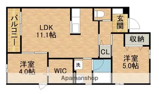 ArtForce八幡駅前【3階】の間取り