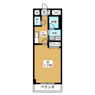 Vento Luce【3階】の間取り