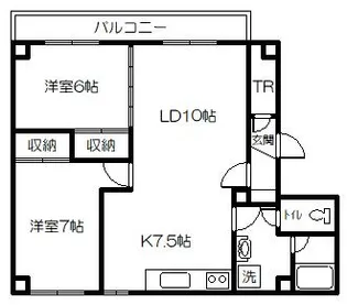 グランクレスト【4階】の間取り