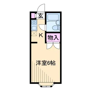 キャトルイケダI【2階】の間取り