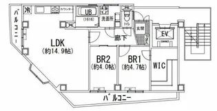 カルムメゾン丸山【2階】の間取り